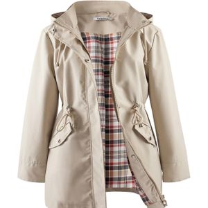 Plus Size Dames Houdige Ritssluiting Jas met Trekkoord Taille - Casual Lange Mouw, Rood, Middellange, Lente & Herfst Mode, Elegante Ontwerp, Ritssluiting Zakken