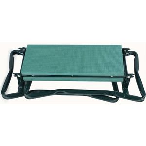 Dzt Foldable Garden Kneeling Stool With Tool Pouch - Heavy-duty , Non-slip, Green - Gardening, Lawn Care, Weeding, Harvesting, Stool Foldable