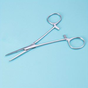 Rechte Piercing Tangen Rvs Locking Pincet Klemmen Voor Vissen Tang Tattoo Body Piercing