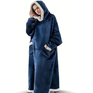 Gezellige fleece draagbare deken met capuchon - Warme oversized hoodie deken, machine wasbaar, perfect voor wintercomfort en tv kijken, tv-serie thema, oversized hoodie