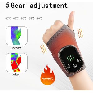 Polsmassageapparaat, trilmassager met functies, draagbaar en oplaadbaar – het perfecte cadeau voor ouders