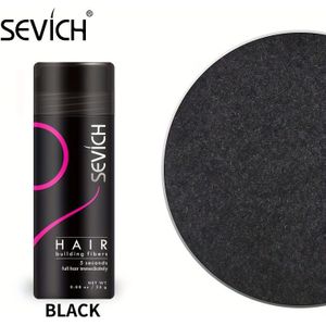 12g/25g Sevich - Volhaarvezels voor Volwassenen - Snelle Concealer, Plantaardig Haarpulver, Zweet- en Windbestendig met Elektrostatische Adsorptie, voor Haartypes - Haarvezel Sprayfles