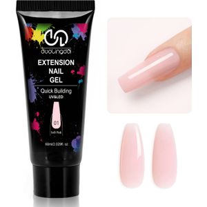 Poly Nagelgel, 60ml Gel Builder voor Nagelverlenging, Nagelversterker, Gel voor Nagels, Beauty Cadeausets, Trendy Nageldesign, Salon Herfst Winter Kleuren, Makkelijk DIY Thuis