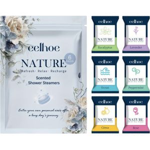 6 pakketten Douchebruiser Badtabletten, Hydrateert en exfolieert de droge huid, Essentiële olie badzoutbal, Perfect voor bubbels en bad, Ideaal voor verjaardagscadeaus