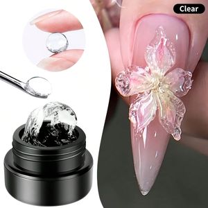 XEIJAYI 5g Heldere Vaste Builder Gel voor Nagels, Verlengingsharde Nagelgel, Niet-Kleverige Handnagel Sculptuurgel, Acrylverlenging Nagelgel voor Nail Art