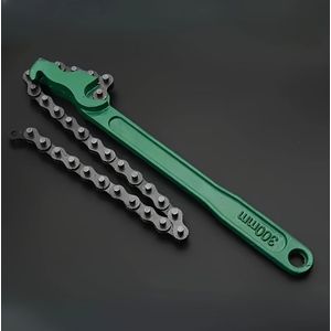 1pc Zware Ketting Sleutel Gereedschap, Verstelbare Grip Spanner, Ergonomische Handgreep, Stalen Behuizing, voor Oliefilter Pijpfittingen Verwijdering, Auto Onderhoud Gereedschap