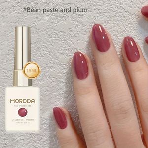 Vierkante Punchfles - Bonenpasta Pruim/Punchfles Bonenpasta Pruim Nagelgel 2024 Grensoverschrijdende Licht Ontspannende Gel Langdurige Nagelgel voor Nagelsalon
