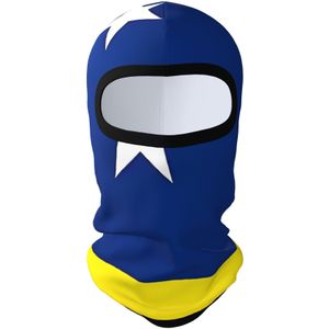 1 stuks Vlag Mondmasker - Winddicht, Ademend, Lichtgewicht & Duurzaam, Volledige met Vlag Ontwerp ( & Geel) - Ideaal voor Fietsen