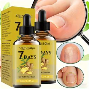7-Daagse Kurkuma Nagelserum - 30ml Multifunctioneel Voetverzorgingsserum met Kurkuma-extract, geschikt voor teennagels en vingernagels, eenvoudig in gebruik