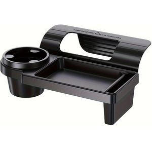 1/2 stuks Multifunctionele Auto Organizer Box Met Bekerhouder, Zijdeur Raam Telefoonsleuf, Hangende Opbergplank Voor Voertuig, Kunststof Materiaal