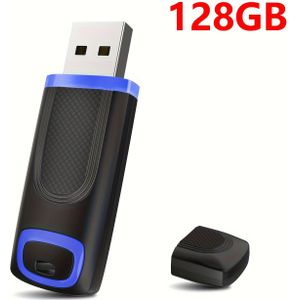 VANSUNY 256GB/128GB/64GB USB Stick USB 2.0 Flash Drive Geheugenstick Cap Ontwerp Duimdrive Blauw