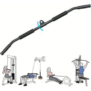 Rotating Lat Pull Down Bar 39.4'' For Home Gym Lat Pulldown Attachments For System Gym Cable Machine Lat Pull Down Machine, Lat Bar Pulldown Bar Cable Machine Attachment Cable Attachments For Gym