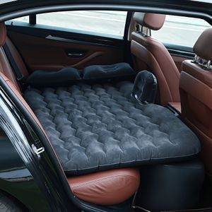 Car Back Seat Pvc Inflatable Mattress - Portable Self-inflating Sleeping Pad, Single Person, Rectangular Shape, Suitable For Travel, Includes Item Bag, No Repair Tool Kit Required