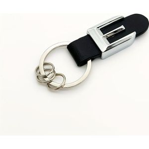 Autosleutelhanger voor for Mercedes-Benz PU Metalen sleutelhanger ring hanger
