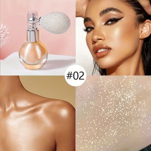 TEAYSON Glitter Highlighter Poeder, Griekse Shimmer, Stervormig, Gemengd Kleurensysteem, Airbag Spray, Universeel voor Lichaam, Gezicht, Haar, Arm Make-up, Carnaval/Mardi Gras/