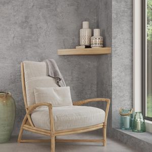 1 Rol Dikke Grijs Verf Beton Schil en Plak Behang Textuur Cement Beton Contactpapier Geschikt voor Muren en Werkbladen Verwijderbare Vinyl Behang Slaapkamer Badkamer