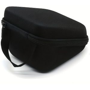 1 stuks Duurzame Draagbare Bloeddrukmeter Case met Handvat - Stoffen Schaal Opbergtas, Geschikt voor Manchetten en Digitale Apparaten, Zwart Minimalistisch Design