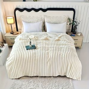 Zachte Nepkonijnen Dekentje - Lichtgewicht Dubbellaags All-Seizoenen Deken voor Binnen/Buiten, Camping, Reizen, Thuis of Kantoor - Wasmachinebestendig, Ideaal voor Backpacking en Knusse Avonden