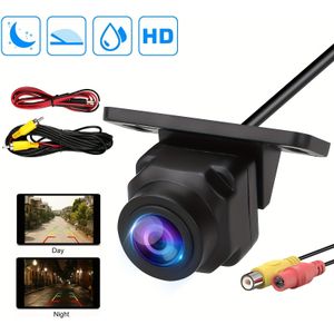 1pc Ahd Dynamic Track Reversing Camera, Wide Angle Night Camera With Mount Brackets, Compatible With Cars, Suvs, Trucks, Rvs - Hardwired, ≤36v Operating Voltage, No Battery Required