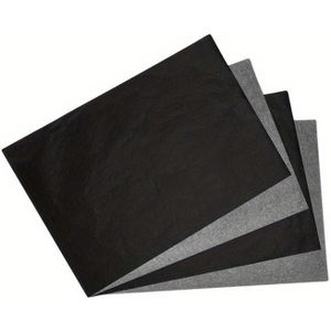 50 Sheets Art Craft Graphite Diy Transfer Tracing Copy Carbon Paper Wood Burning Office Stationery Painting Accessories Legible