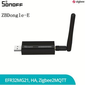 SONOFF ZBDongle-E Zigbee 3.0 USB-stick - Zigbee & Smart , USB-aangedreven draadloze Zigbee Dongle met externe antenne, compatibel met , , Zigbee2MQTT, , // (Coördinator/Router)
