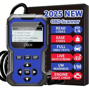 Car Diagnostic Scanner Code Reader Engine Fault Code Reader Scanner Can Diagnose Scan Tool For All Obd Ii Cars , Read Code Erase Code Battery Test