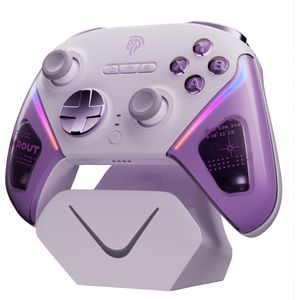 EasySMX D10 Draadloze Gamingcontroller - TMR , Triggers, Mechanische Toetsen, 1000Hz , RGB - BT Gamepad voor PC/Switch/Switch 2/iOS/ met Oplaadstation