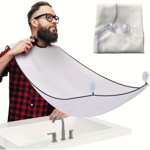 Stijlvolle Premium Lekdichte Baardscheerschort voor Mannen - Verstelbaar Kapperskwaliteit Schort voor Precisie Scheerbeurten (Ideaal voor )