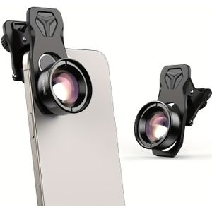 APEXEL HD Optische Camera Telefoonlens 100mm Macro Lens Met 17mm Universele Clip Voor IPhone Samsung Xiaomi De Meeste Smartphones