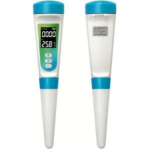 Veelzijdige Semi-Vaste PH Testpen voor Deeg, Beslag, Vlees, Fruit & Groenten, Kaas, Cosmetica & Haarverf - Snel & Nauwkeurig met Hoogwaardig Display