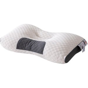 . Massage Neck Pillow For Sleeping Soft, Adjustable Ergonomic Orthopedic Contour Support Pillow, High Quality Pillow Core, Removable 2pcs/1pc