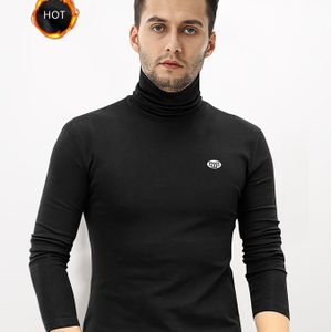 Casual Sport- Met Col Voor Heren, Warme Thermische -top Voor Herfst-winter