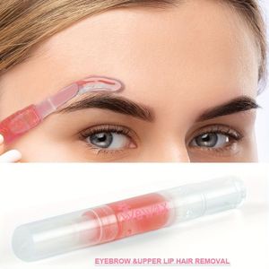 1pc WEWAX Zachte Haarverwijderingswas voor Gevoelige Huid, Snelwerkende Zachte Was voor Wenkbrauwen en Bovenlip, Geschikt voor Lichaam, Wangen en Bikinilijn - Huidtype, Rozengeur