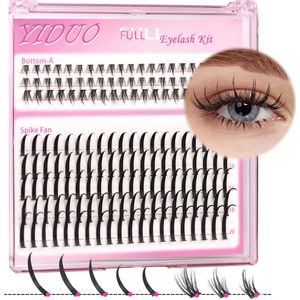 160 stuks Wimpersclusters en Onderste Wimperclusters Wispy Eyelash Extensions Spike Individuele Wimpers (5-6-7mm, 12-14-16-20mm)