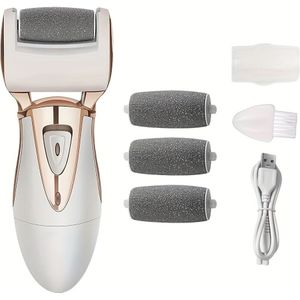 Elektrische eeltverwijderaar, Pedicuregereedschap voor voeteelt, Voetvijl met vervangbare slijpkoppen