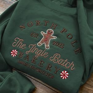 Dames Handversierde Peperkoek Trui - Knusse Wintertrui met Ronde Hals, Losse Pasvorm, Wasmachinebestendige Kersttruien voor Feesten, Evenementen & Koud Weer (Niet-)