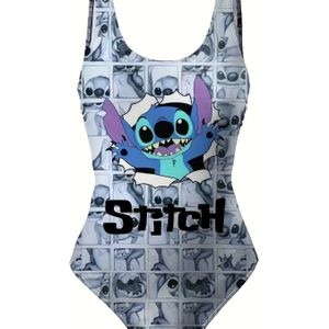 Stitch Strandbadpak Schattig Cartoon Meisje Mouwloze Bikini Kleine Buste Strandvakantie Stijl