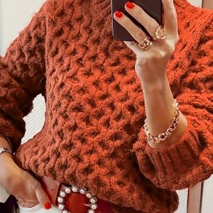 Stijlvolle Kleur Warme en Comfortabele Lange Mouwen Trui, Geschikt voor Dagelijks Gebruik in Herfst en Winter