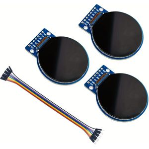 3 stuks 1.28 inch TFT LCD-displaymodule Rond RGB 240 * 240 GC9A01 Driver 4-draads SPI-interface 240x240 PCB voor Kit