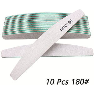 10st/Pakket Acryl Print Nagelvijlen Producten Wasbaar Slijtvast Schuurpapier Polijsten Nagelvijlgereedschap 80 100 150 180 240 Geschikt voor Professioneel/Privé/Salons/Nagelpraktijk