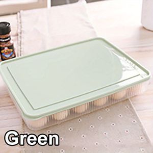 1pc, Egg Holder For Refrigerator, Deviled Egg Tray Carrier With Lid Fridge Egg Dispenser Egg Storage Stackable Plastic Egg Containers, 24