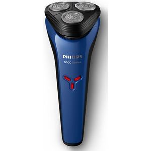 Philips Scheerapparaat Serie 1000 Elektrisch Scheerapparaat S1125 PowerCut Mes, Scheerkop met Auto Slijptechologie, 3D Zwevend Ontwerp, Ergonomisch Ontwerp, USB Oplaadbaar