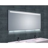 Badkamerspiegel Wiesbaden Ambi One - 140x60cm - LED - Verwarming - Anti Condens - Touch Lichtschakelaar - Dimbaar