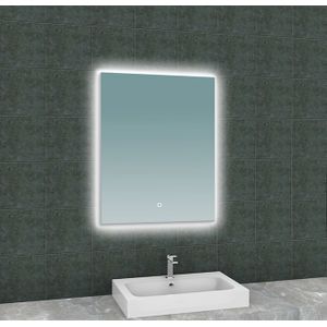 Badkamer spiegel  Soul met Led + anti condens rechthoek 60 x 80 cm