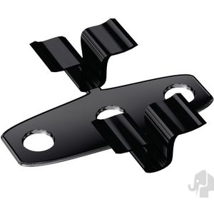 DuoWood RVS Tussenclips Zwart 500st