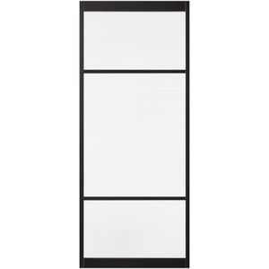 Taatsdeur Skantrae Slimseries Ultra SSL 4106 Nevel Glas Zwart Hoogte: 250 - 260cm