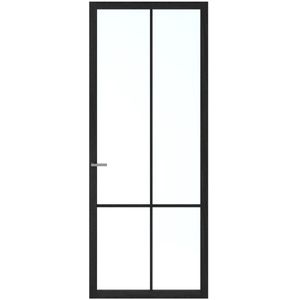 Binnendeur Skantrae SSL 14708 Blank Glas Charcoal Oak 231.5x83cm Stomp Links