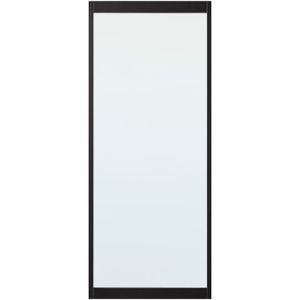 Taatsdeur Skantrae Slimseries Ultra SSL 4100 Blank Glas Zwart Hoogte: 180 - 201.5cm