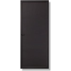 Binnendeur Skantrae Slimseries SSL 4080 Paneeldeur Zwart 231.5x78cm Opdek Rechts