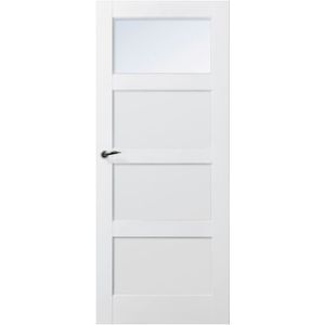 Binnendeur Skantrae Original SKS 235 C1 Satinato Glas 201.5x78cm Opdek Rechts